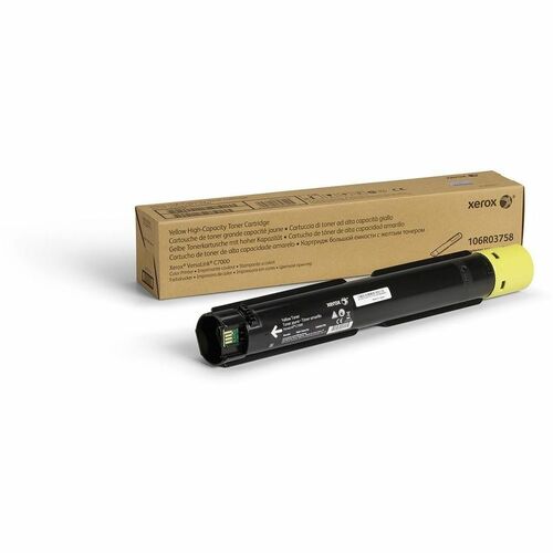 Xerox XER106R03758 Original High Yield Laser Toner Cartridge - Yellow - 1 Each