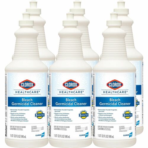 Clorox CLO68832CT Healthcare Pull-Top Bleach Germicidal Cleaner