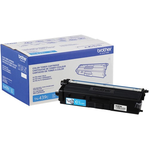 Brother BRTTN439C TN439C Original Ultra High Yield Laser Toner Cartridge - Cyan - 1 Each