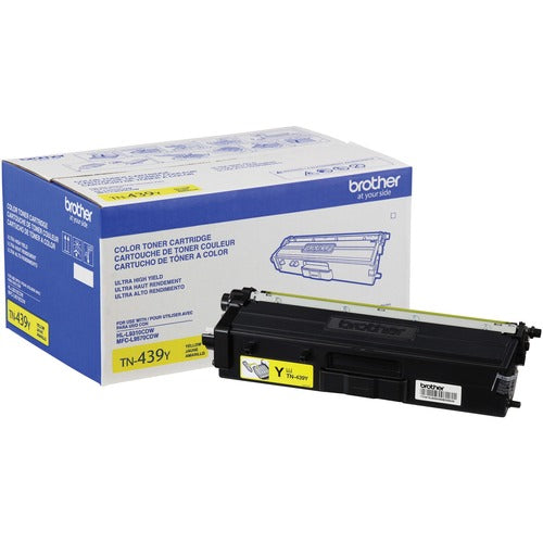 Brother BRTTN439Y TN439Y Original Ultra High Yield Laser Toner Cartridge - Yellow - 1 Each