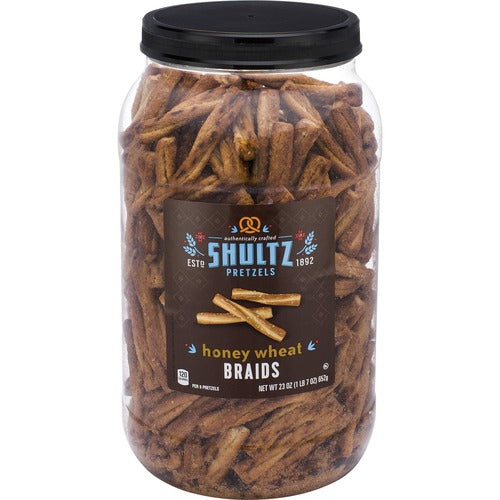 Office Snax OFX6270 Honey Wheat Braided Pretzels
