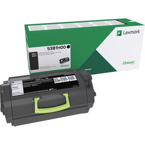 Lexmark LEX53B1H00 Unison Original High Yield Laser Toner Cartridge - 1 Each