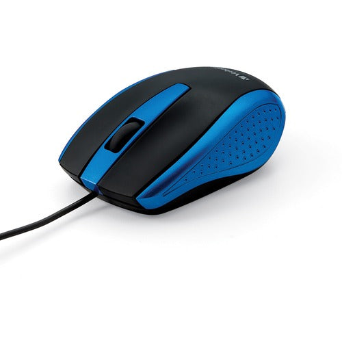 Verbatim VER99743 Corded Notebook Optical Mouse - Blue