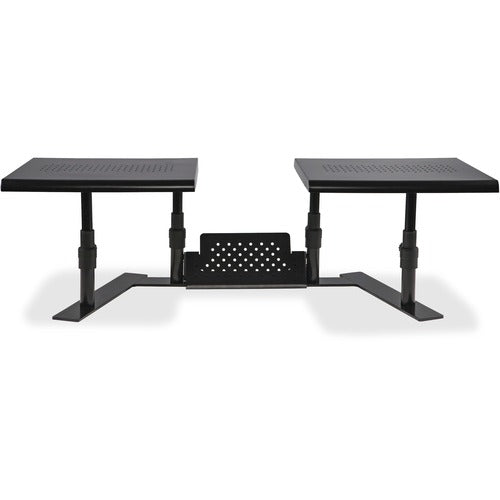 Allsop ASP31883 Metal Art ErgoTwin Height Adjustable Dual Monitor Stand