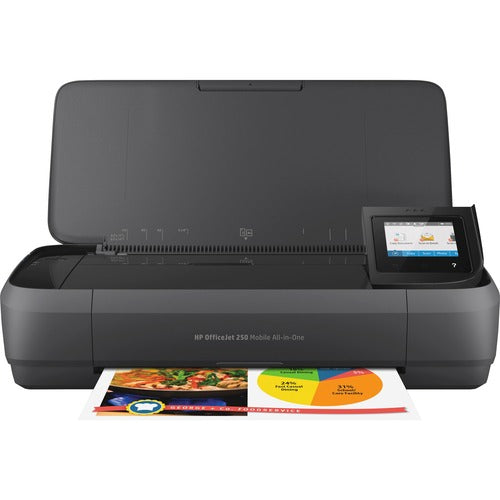 HP HEWCZ992A Officejet 250 Wireless Inkjet Multifunction Printer - Color