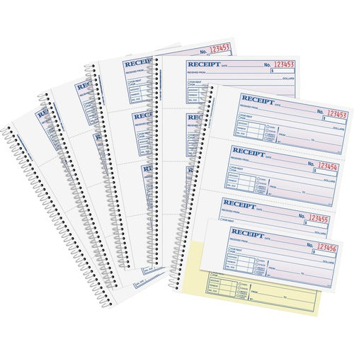Adams ABFSC1182PK Spiral 2-part Money/Rent Receipt Book