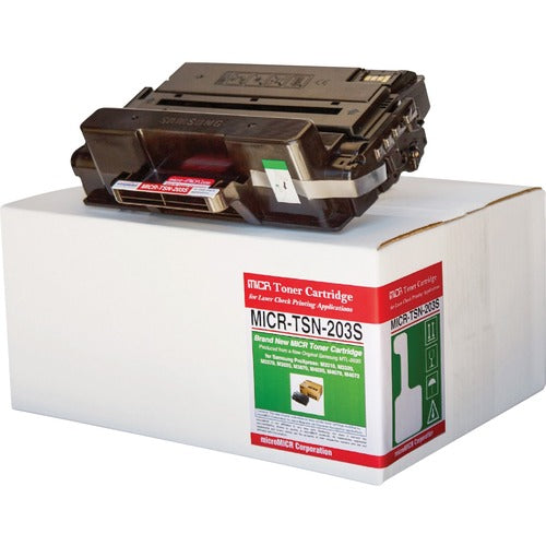 microMICR MCMMICRTSN203S Standard Yield Laser Toner Cartridge MTL203S - Black - 1 Each