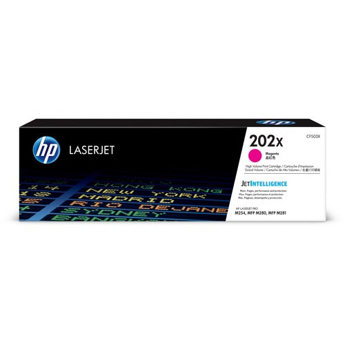 HP HEWCF503X 202X (CF503X) Original High Yield Laser Toner Cartridge - Magenta - 1 Each