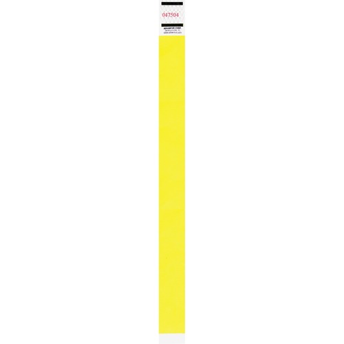 Advantus AVT91123 Neon Tyvek Wristbands