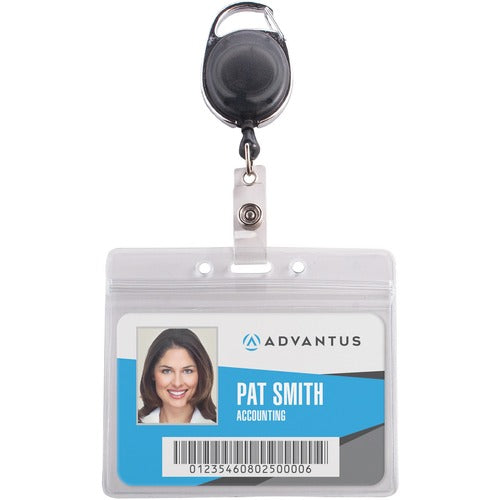 Advantus AVT91130 Badge Reel Holder Combo Pack