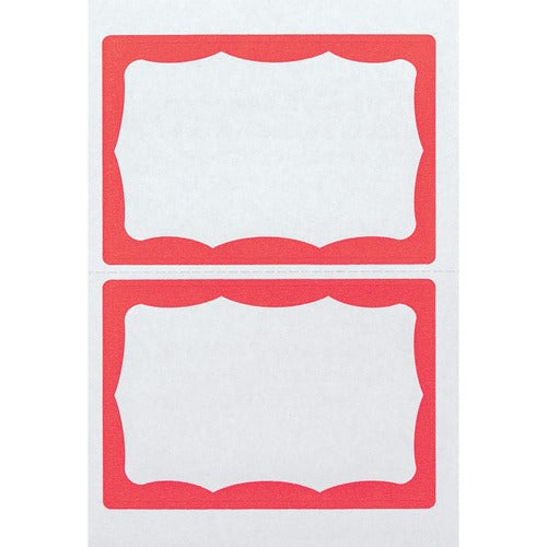 Advantus AVT97189 Color Border Adhesive Name Badges