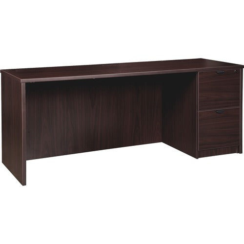 Lorell LLRPC2466RES Prominence 2.0 Right-Pedestal Credenza