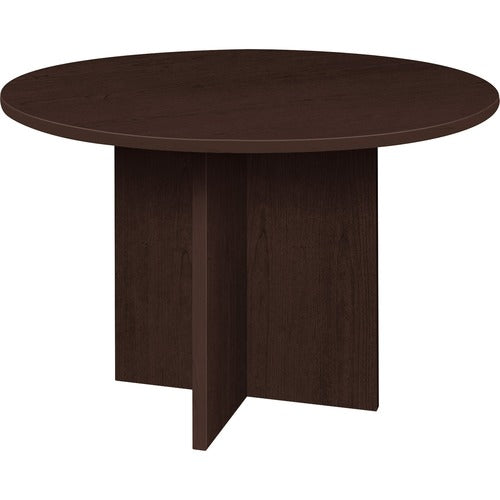 Lorell LLRPT42RES Prominence 2.0 Round Laminate Conference Table