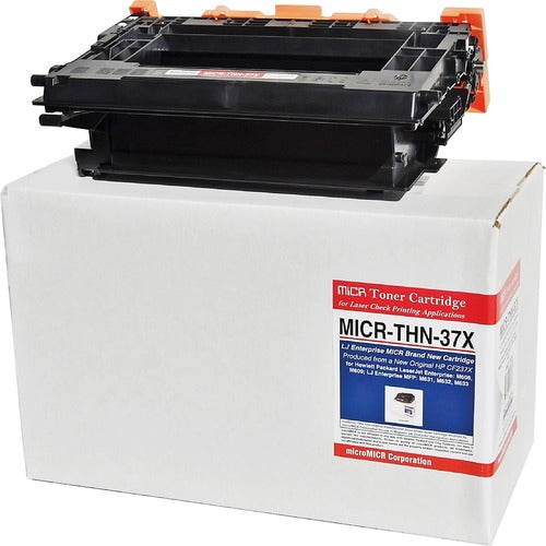 microMICR MCMMICRTHN37X MICR Standard Yield Laser Toner Cartridge CF237X - Black - 1 Each