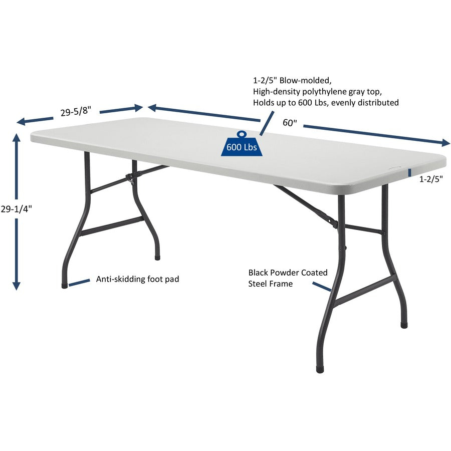 Lorell LLR66656 Ultra-Lite Banquet Table