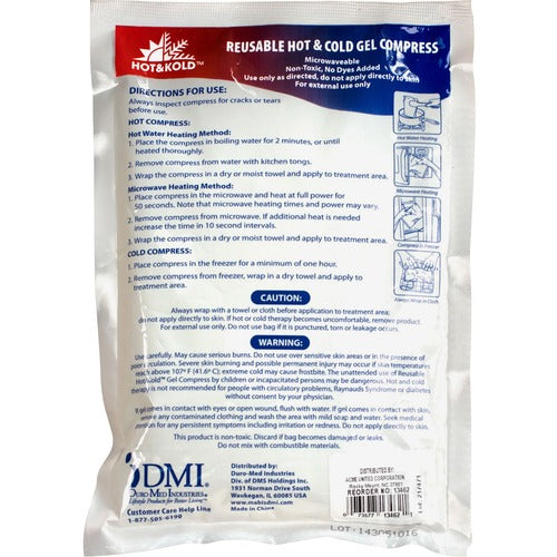 First Aid Only FAO13462 Reusable Hot/Cold Gel Pack