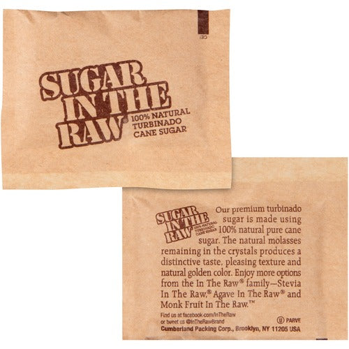 Sugar In The Raw SMU50319CT Natural Turbinado Cane Sugar Packets