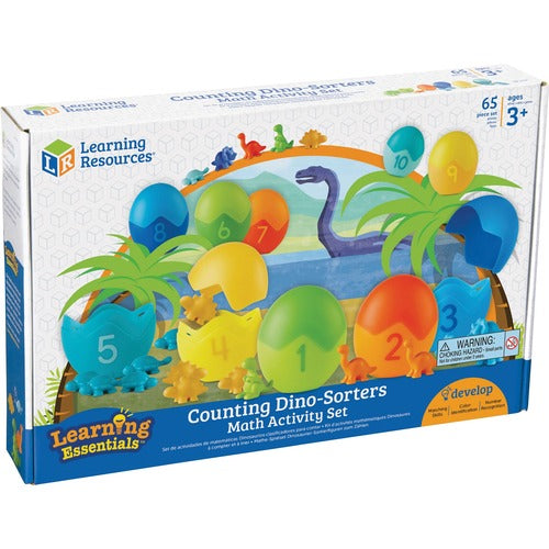 Learning Resources LRNLER1768 Counting Dino-Sorters Math Activity Set