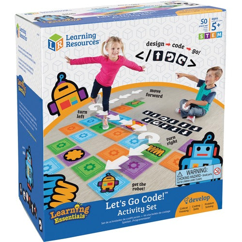 Learning Resources LRNLER2835 Ages 5+ Let's Go Code Activity Set