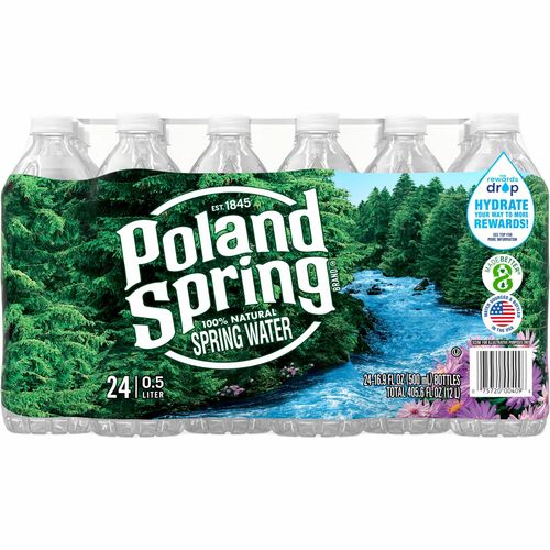 Poland Spring NLE075720004096 Bottled Spring Water