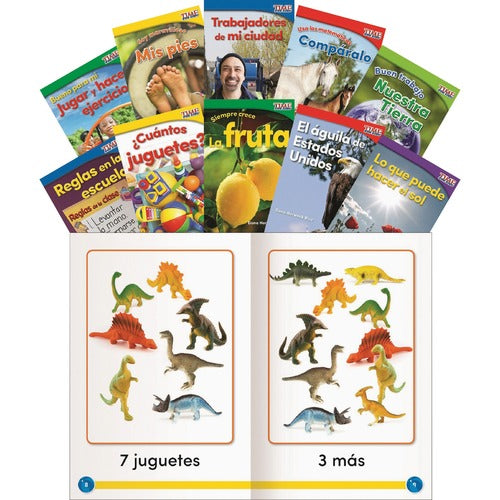 Shell Education SHL25855 Grade K TIME Kids Spanish Reader Set Printed Book