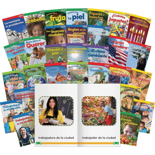 Shell Education SHL25857 TIME For Kids Informational Text Grade K Readers 30-Book Spanish Set Printed Book
