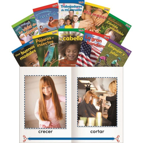 Shell Education SHL25871 TIME For Kids Informational Text Grade K Readers Set 1 10-Book Spanish Set Printed Book