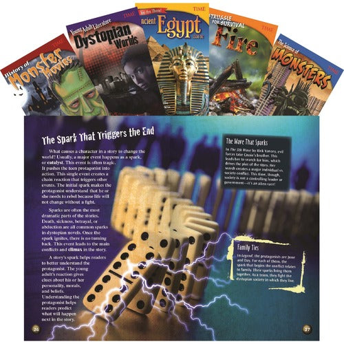 Shell Education SHL25921 TIME Informational Text Grade 6 Set 3, 5-Book Set Printed Book