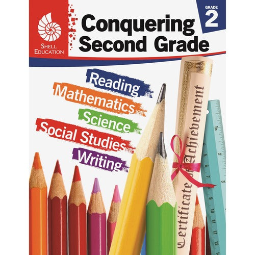 Shell Education SHL51621 Conquering Second Grade Printed Book