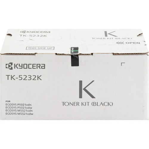 Kyocera KYOTK5232K TK-5232K Original High Yield Laser Toner Cartridge - Black - 1 Each