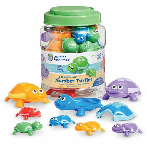 Learning Resources LRNLER6706 Snap-n-Learn Number Turtles