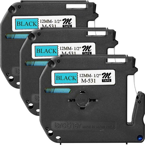 P-touch BRTM531BD Nonlaminated M Series Tape Cartridge