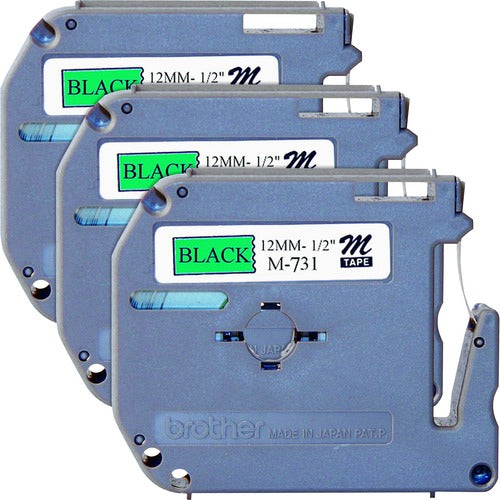 P-touch BRTM731BD Nonlaminated M Series Tape Cartridge