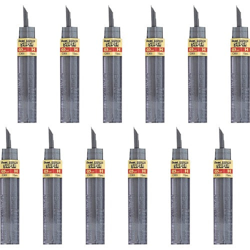 Pentel PENC505HBX Super Hi-Polymer Leads