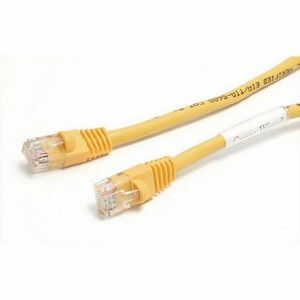 StarTech.com STCM45PATCH6YL 6 ft Yellow Molded Cat5e UTP Patch Cable