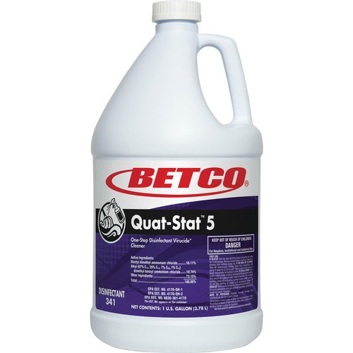 Betco BET3410400 Quat-Stat 5 Disinfectant Gallon