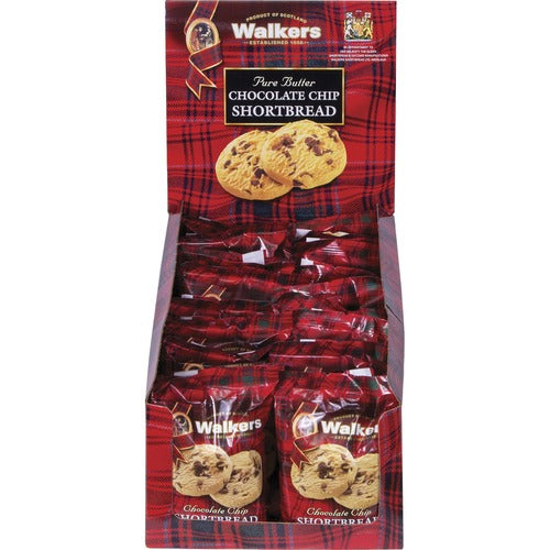 Walkers OFXW1537D Chocolate Chip Shortbread Cookies