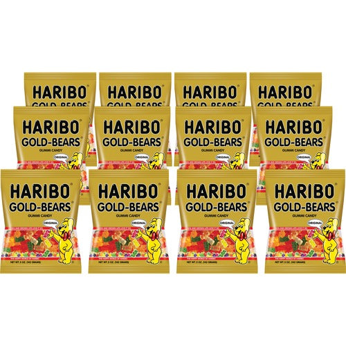 HARIBO HRB30220 Gold-Bears Gummi Candy