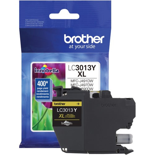 Brother BRTLC3013Y Innobella LC3013Y Original High Yield Inkjet Ink Cartridge - Single Pack - Yellow - 1 Each