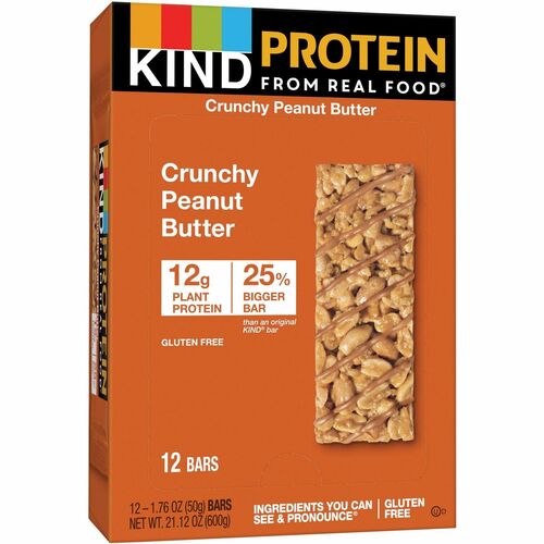 KIND KND26026 Crunchy Peanut Butter Protein Bars
