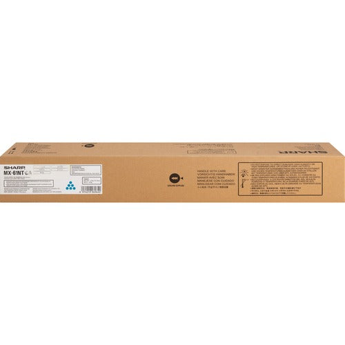 Sharp SHRMX61NTCA MX-61NT Original Laser Toner Cartridge - Cyan - 1 Each