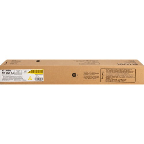 Sharp SHRMX61NTYA MX-61NT Original Laser Toner Cartridge - Yellow - 1 Each
