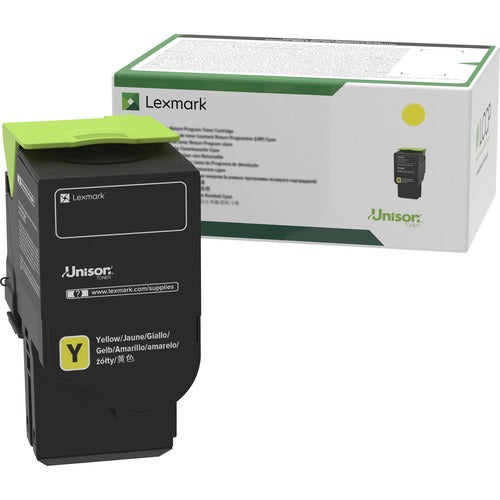 Lexmark LEX78C10Y0 Unison Original Standard Yield Laser Toner Cartridge - Yellow - 1 Each