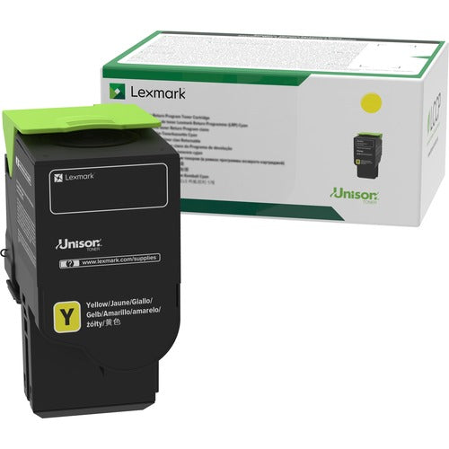 Lexmark LEX78C1UY0 Unison Original Ultra High Yield Laser Toner Cartridge - Yellow - 1 Each