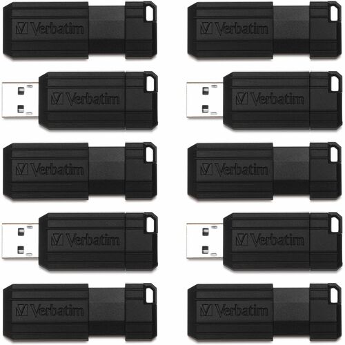 Microban VER70062 32GB PinStripe USB Flash Drive Business Pack