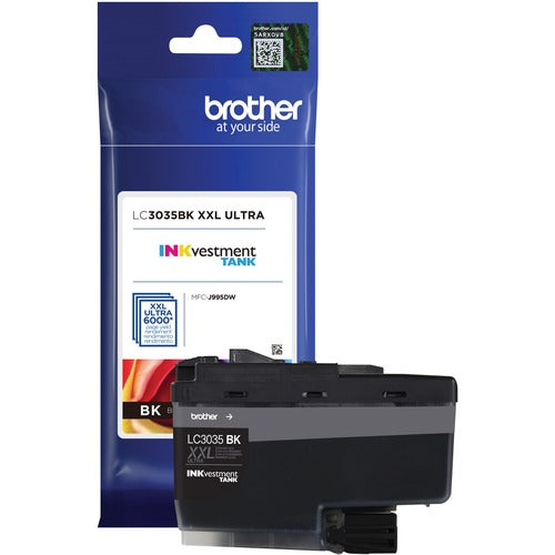 Brother BRTLC3035BK INKvestment LC3035BK Original Ultra High Yield Inkjet Ink Cartridge - Single Pack - Black - 1 Each