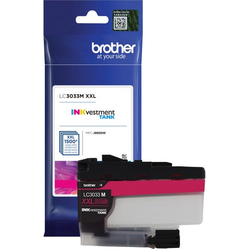 Brother BRTLC3033M INKvestment LC3033M Original Inkjet Ink Cartridge - Single Pack - Magenta - 1 Each
