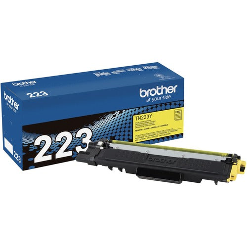 Brother BRTTN223Y TN-223Y Original Standard Yield Laser Toner Cartridge - Yellow - 1 Each