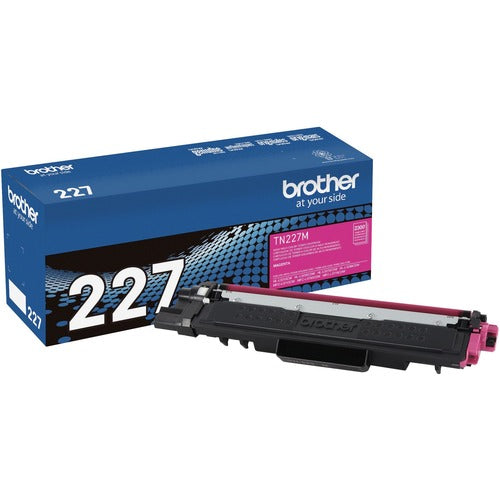 Brother BRTTN227M TN-227M Original High Yield Laser Toner Cartridge - Magenta - 1 Each