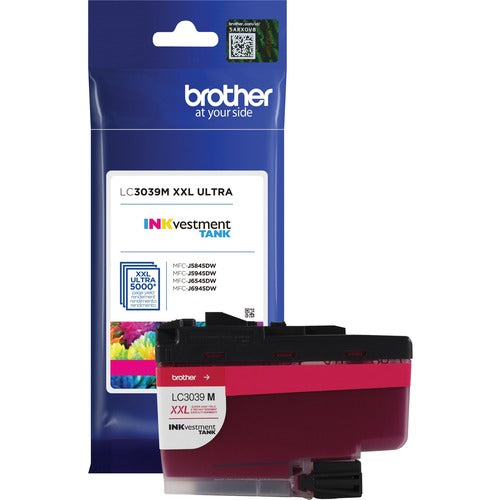 Brother BRTLC3039M INKvestment LC3039M Original Ultra High Yield Inkjet Ink Cartridge - Single Pack - Magenta - 1 Each